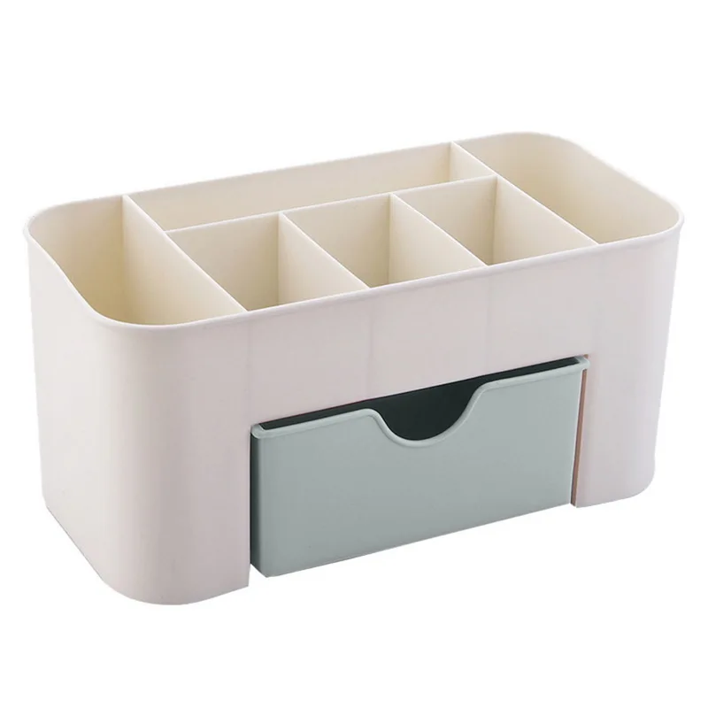 Косметическая коробка для хранения с ящиками настольная пластиковая шкатулка для ювелирных изделий чехол для косметики контейнер