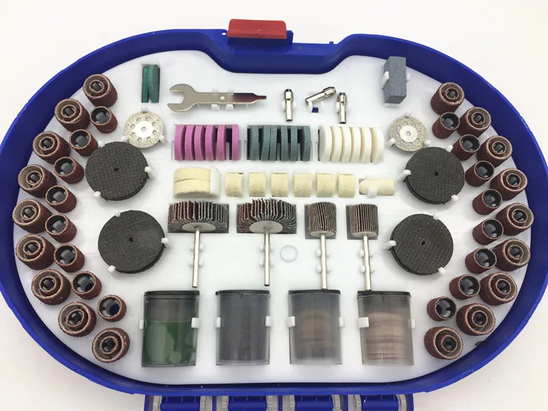 Milda 276 шт. набор роторных инструментов, электрический инструмент Dremel, аксессуары для шлифовки, полировки, резки