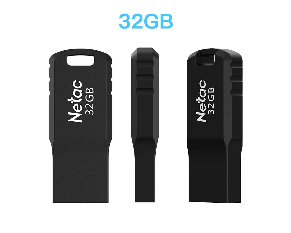 Netac U195 USB2.0 USB флеш-накопитель мини-флэш-накопитель 8 ГБ 16 ГБ 32 ГБ Черный Синий Оранжевый прямоугольная память флеш-накопители U Stick