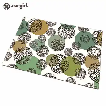 

Colourful circle doormat Front Door Mat Carpet Entrance Indoor eco-friendly natural Non-slip Floor Mat Bathroom living room Rug