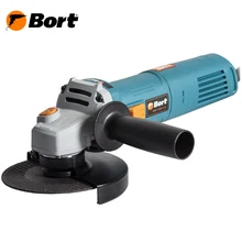 Машина шлифовальная угловая BWS-1000-125(Мощность 1000 Вт, 11500 об/мин холостого хода, посадочный диаметр диска 22 мм, блокировка шпинделя, длина шнура питания 2 м