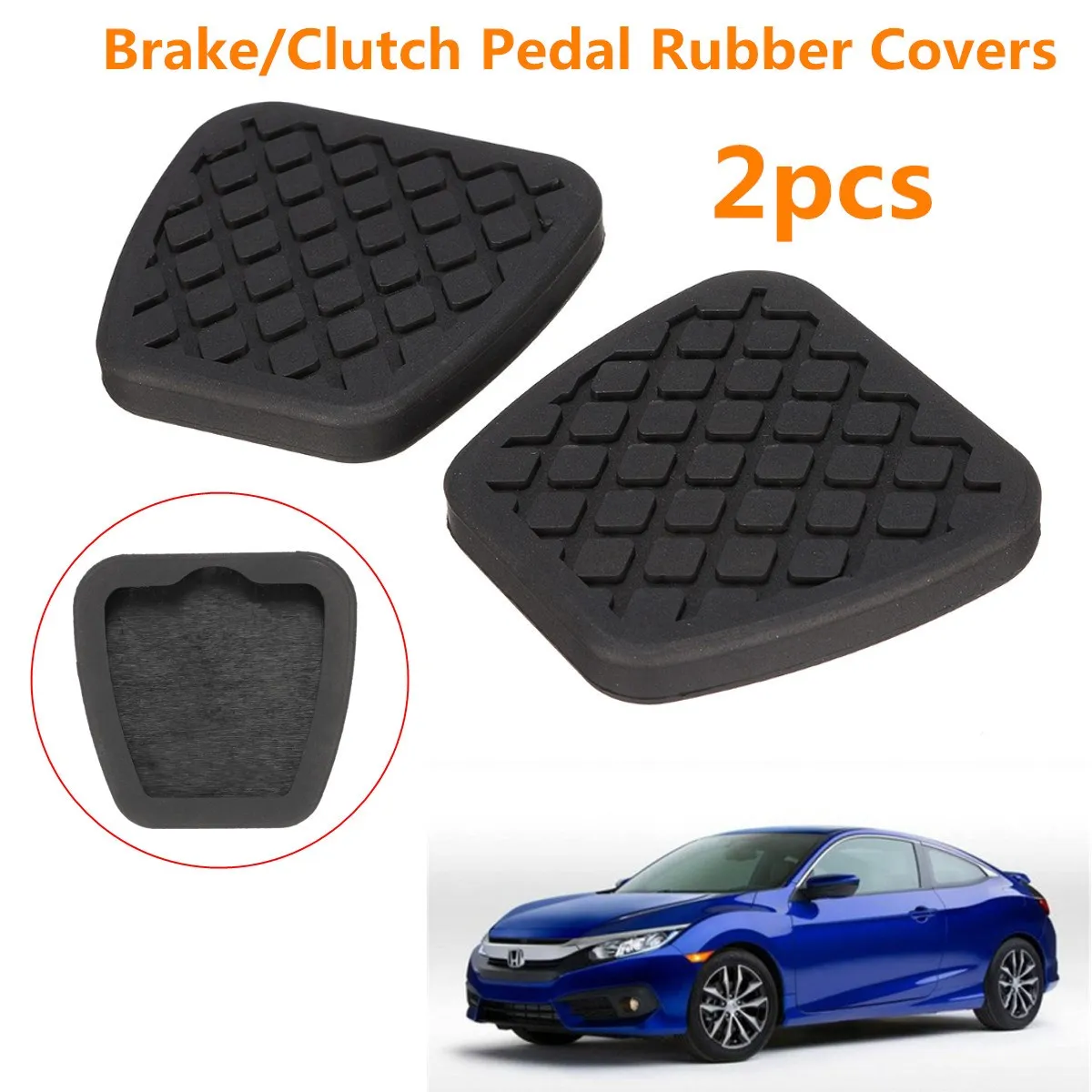 2X Brake Clutch Pedal Pad Rubber Cover For Honda /Civic /Accord /CR V Prelude /Acura-in Pedals from Automobiles & Motorcycles on Aliexpress.com | Alibaba ...