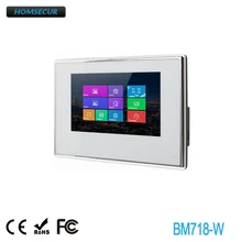 HOMSECUR BM718-W фото и монитор с функцией записи для HDK серии видео и аудио Домашний домофон