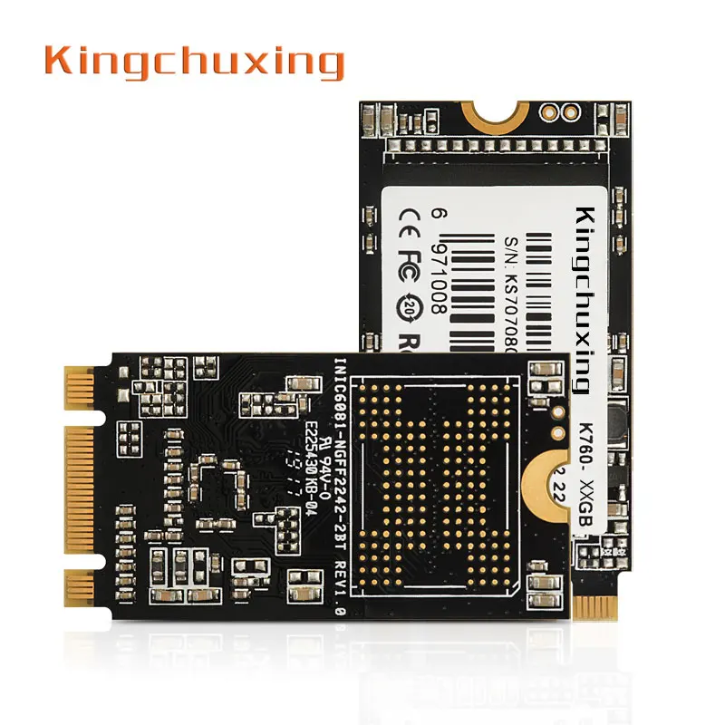 

Kingchuxing 22*42mm M.2 SSD 128GB 256GB 512GB 6Gb/s Internal Hard Drive 32GB 64GB for Notebook/PC/Server/Ultrabook