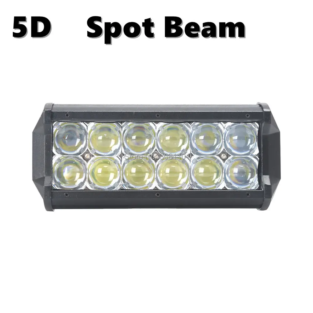 

Dual Row LED Light Bar 36W 5D Waterproof Back up light Off Road Lighting Truck/Trailer Spot Beam for SUV/1976-1986 Jeep CJ-7