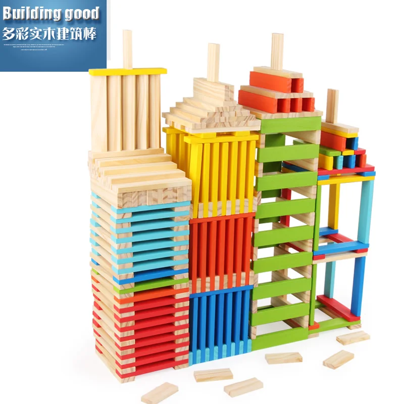 

FH-TQ2173 300PCS Intellective Wooden Building Blocks for Children Toys Gift for Kids