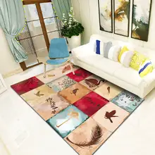 Несколько размеров 3D 6 мм Nordic Ретро ковры гостиная журнальный столик диван фойе кухня спальня прямоугольная нескользящая Коврик для йоги