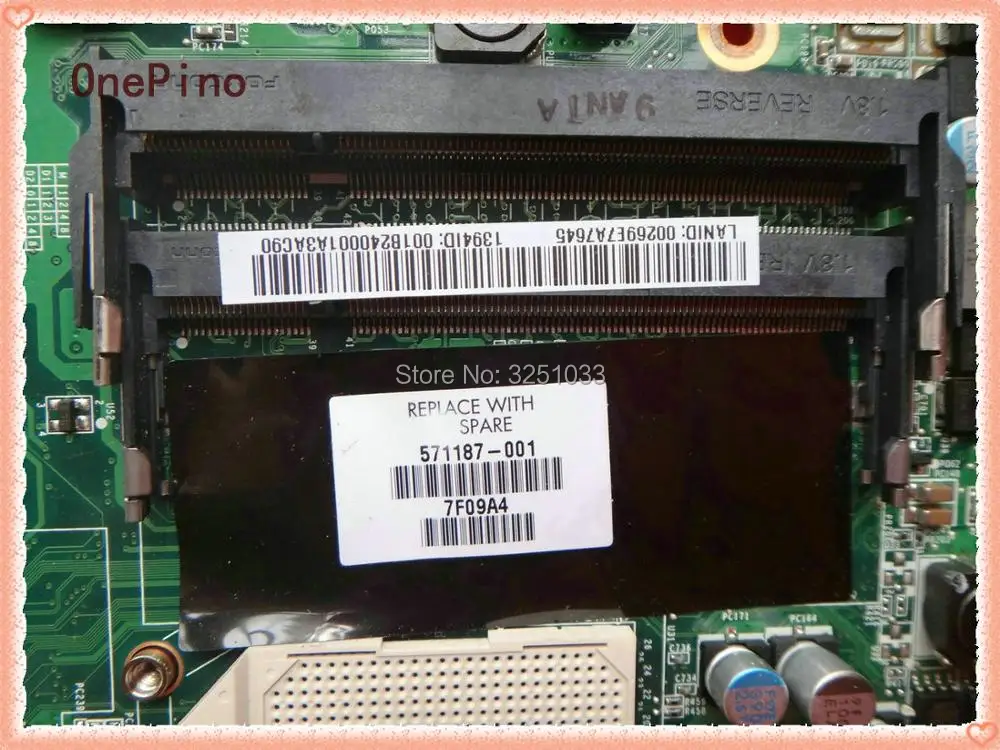 571187-001 ل جناح HP DV6Z-2000 دفتر DAUT1AMB6E0/E1 DV6 DV6-2000 اللوحة لابتوب AMD غير متكاملة جيدة