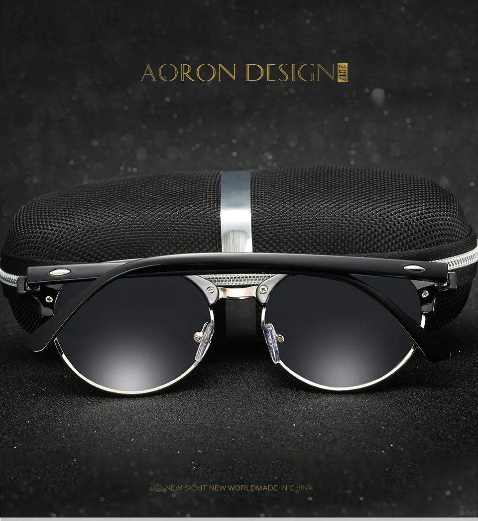Bruno Dunn Classic Polarized Sunglasses Men Women Retro Brand Designer round Sun Glasses Female Male Fashion Mirror Sunglass ray