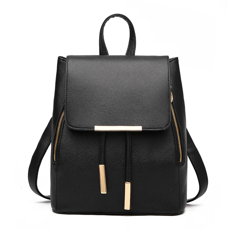 

2018 Women Leather Backpacks Women Fashion Backpack Fresh School Bags Teenagers Mochila Backpack Woman Travel Daypack Girls Bag