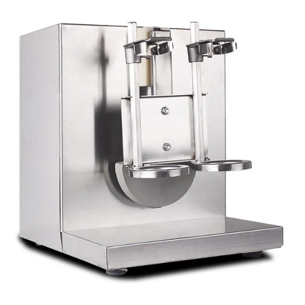 YY120-2 Double Frame Bubble Tea Shaking Machine Stainless Steel Auto Milk Tea Shaker Machine Bubble Tea Shaker