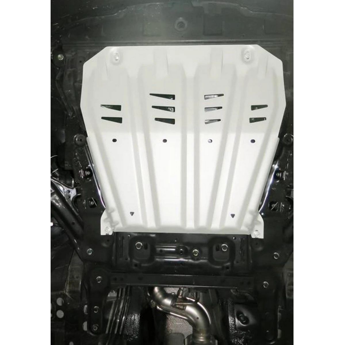 Защита картера и КПП Rival 333.4158.1 (для Nissan Qashqai РФ/X-Trail/Renault Koleos al V - 1.2T; 2.0 (сборка РФ) 2015-н.в./Nissan X-Trail V - 2.0; 2.5 2007-2015/Nissan X-Trail V - 2.0; 2.5 2015-н.в./Renault Koleos V - 2.0d; 2.0; 2.5 2008-2017)