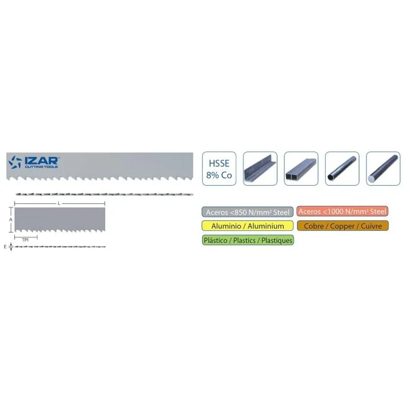 Лента для пилы IZAR 39686 hsse8 % izarflex 02710x027x0. 90 05 08s|Аксессуары электроинструментов| |