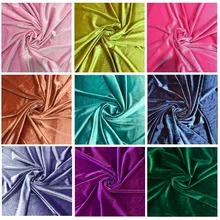 35 цветов, бархат стрейч, 97% ПЭС, 3% спандекс, велюровая ткань, 150 см, 230 ГСМ, швейная одежда, мода, непрерывный крой, платья