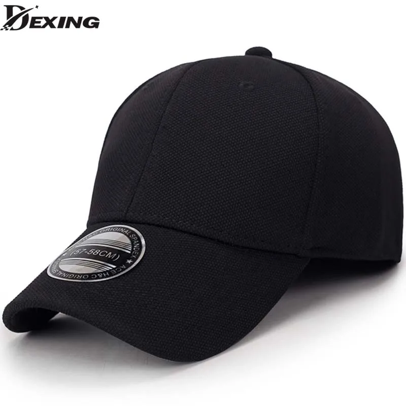 

solid unisex black baseball cap men snapback hat women cap flexfit fitted hat Closed Male full cap Gorras Bones trucker hat
