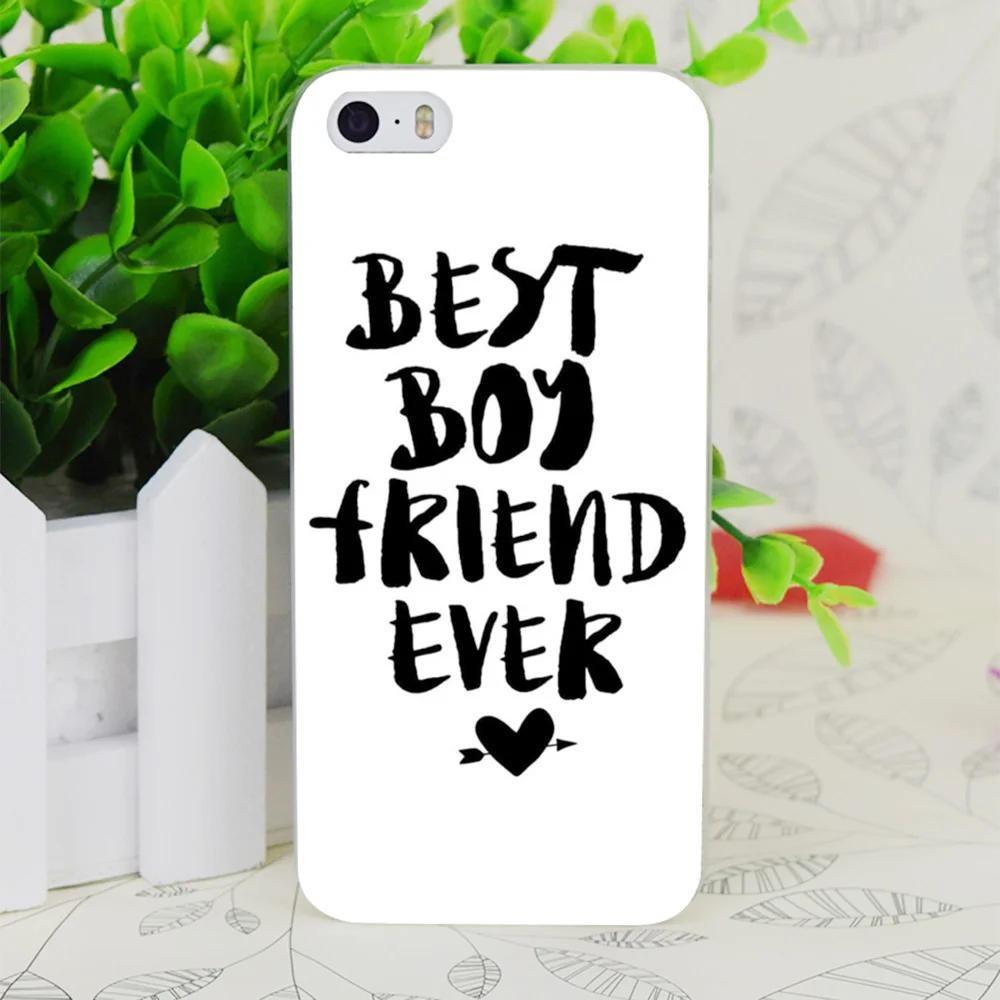 C2850 Best Boyfriend Ever Transparent Hard Thin Case Skin Cover For Apple IPhone 4 4S 4G 5 5G 5S SE 5C 6 6S Plus |