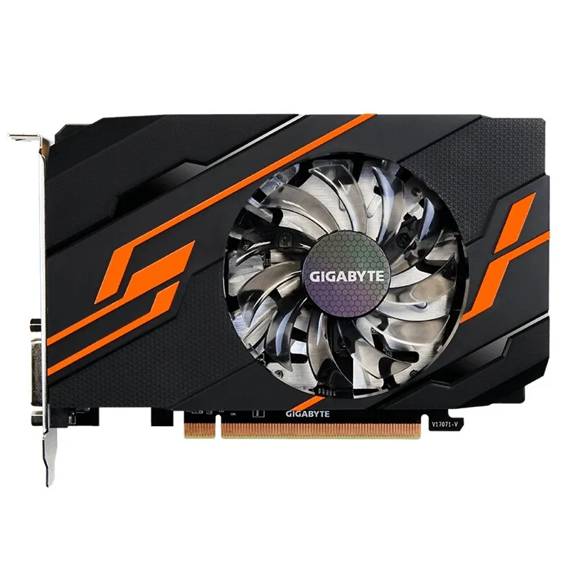 Новые карты для видеокарт GIGABYTE GT1030 OC 2G 64BIT GDDR5 DVI для NVIDIA GeForce GT 1030