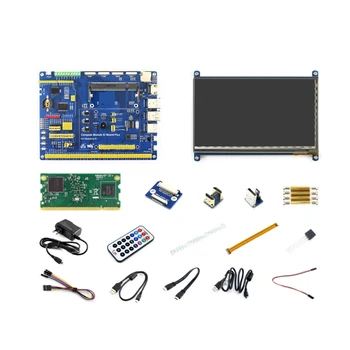 

ShenzhenMaker Store Raspberry Pi Compute Module 3 Development Kit Type B With CM3 Compute Module IO Board Plus 7inch HDMI LCD