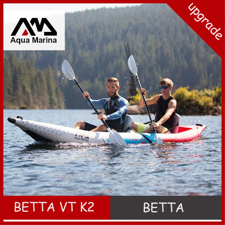 Aqua Marina inflatable toat kayak canoe pvc dinghy raft pump seat drop