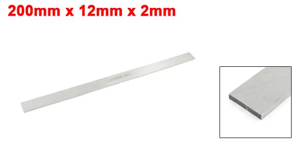 

Uxcell Lathe Tool 200x12x2mm HSS Rectangle Lathe Tool Bit Boring Bar Fly Cutter Gray for Turning Boring Out Grooving etc Hot