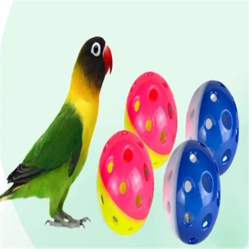 ZHPZPET Pet Parrot Toy Bird Hollow Bell Ball For Parakeet Cockatiel
