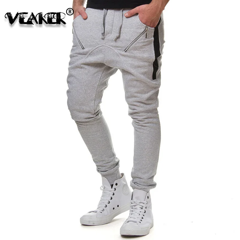 2018 New Men's Harem Pants Hip Hop Sweatpants Male Slim Fit Skinny