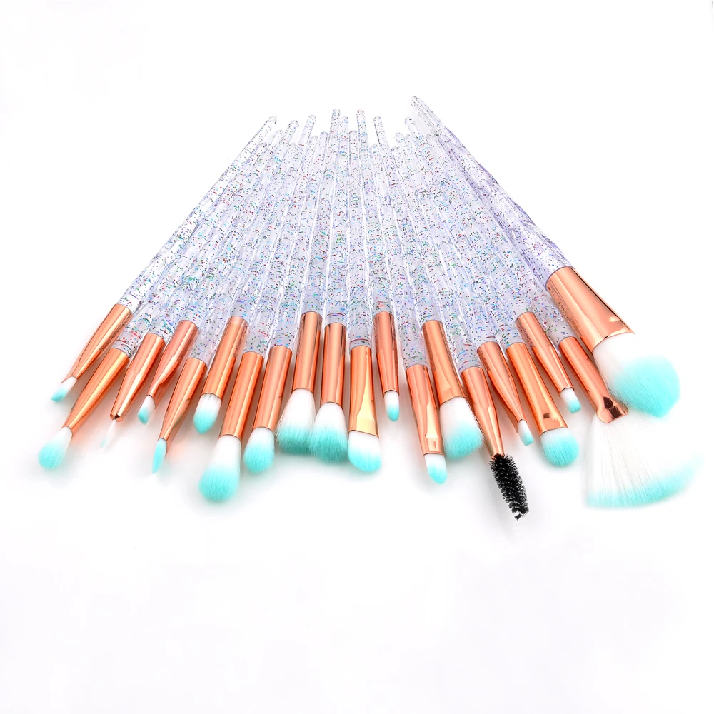 FLD 20Pcs Professional Eyelash Makeup Brushes Set Eye 11 33