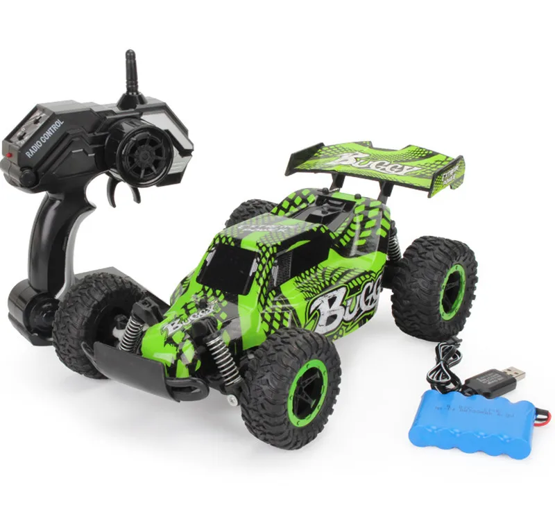 

JD-2610B 1/16 2.4G 4WD High Speed RC Car Racing Off-Road Truck Buggy Red/Green Electronic RC Smart Toys For Kids