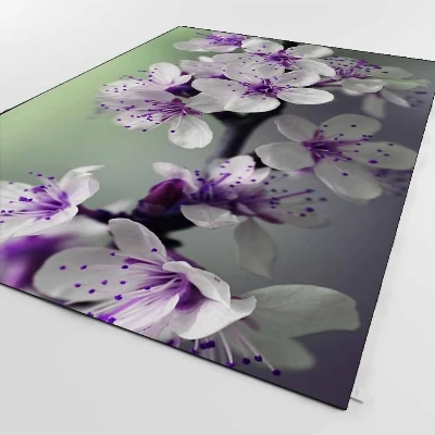 Else зеленый пол Белый Фиолетовый цветы орхидеи 3d принт нескользящие микрофибры гостиной декоративные современные моющиеся области коврик