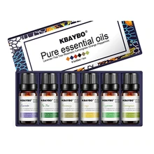 Прямая поставка Лидер продаж 10 мл* 6 бутылок для ароматерапии диффузоры лаванды Чай дерево Лимонник Чай дерево розмарина апельсиновое масло