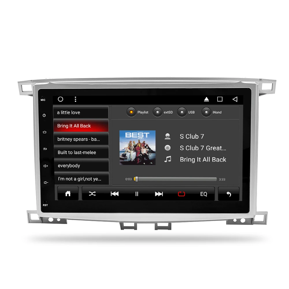 Perfect Android 8.1 Car DVD Stereo Multimedia For Lexus LX470 Toyota Land Cruiser100/LC100 Auto Radio GPS Glonass Navigation 2G ROM 3