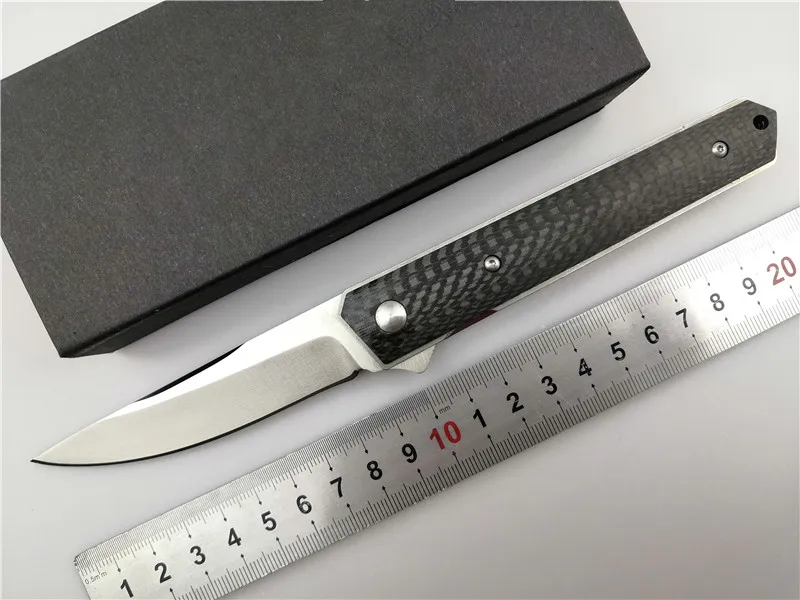 

Folding Pocket Knife OEM Flipper Ball Bearing EDC Knife Carbon Fiber Handle VG10 Steel Outdoor Camping Survival Knives Tool