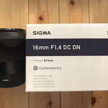 Sigma 16 мм f1.4 DC DN современный объектив для E-mount камеры A6500 A6300 A6000 A5100 A5000