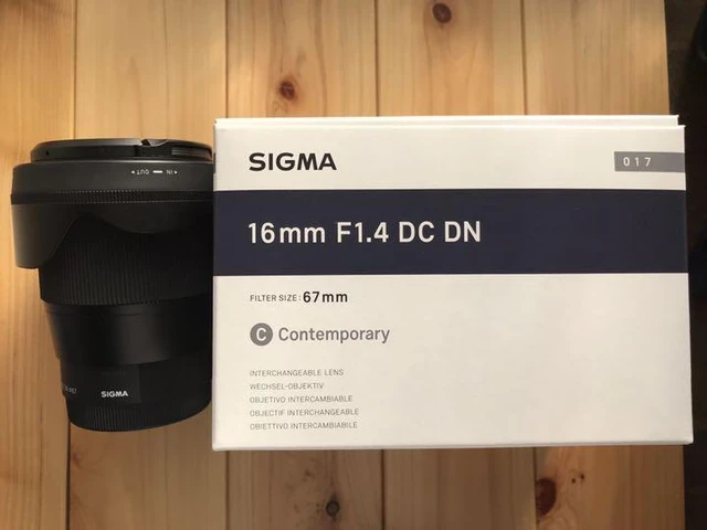 Sigma-lente contemporáneo para cámara de montaje en E, 16mm f1.4 DC DN,  A6500, A6300, A6000, A5100, A5000 - AliExpress