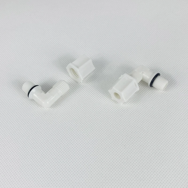 Коннектор Male Elbow Jaco трубные фитинги 1/8 &quotс резьбой на 1/4&quot для фильтров воды и