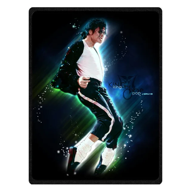 michael jackson Throw Blankets Customized Blanket Manta Coral Flannel