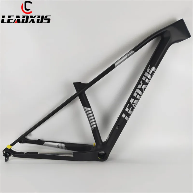 LEADXUS CX300 29er T800+ T1000 карбоновая рама для MTB велосипеда быстросъемная/через ось обмен 29 дюймов карбоновая рама для горного велосипеда