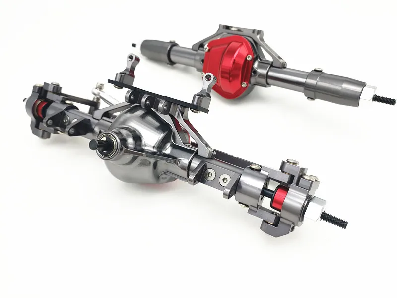 

FREE SHIPPING Rc Car Alloy Front And Rear Axle CNC Machined For 1:10 Rc Crawler AXIAL SCX10 RC4WD