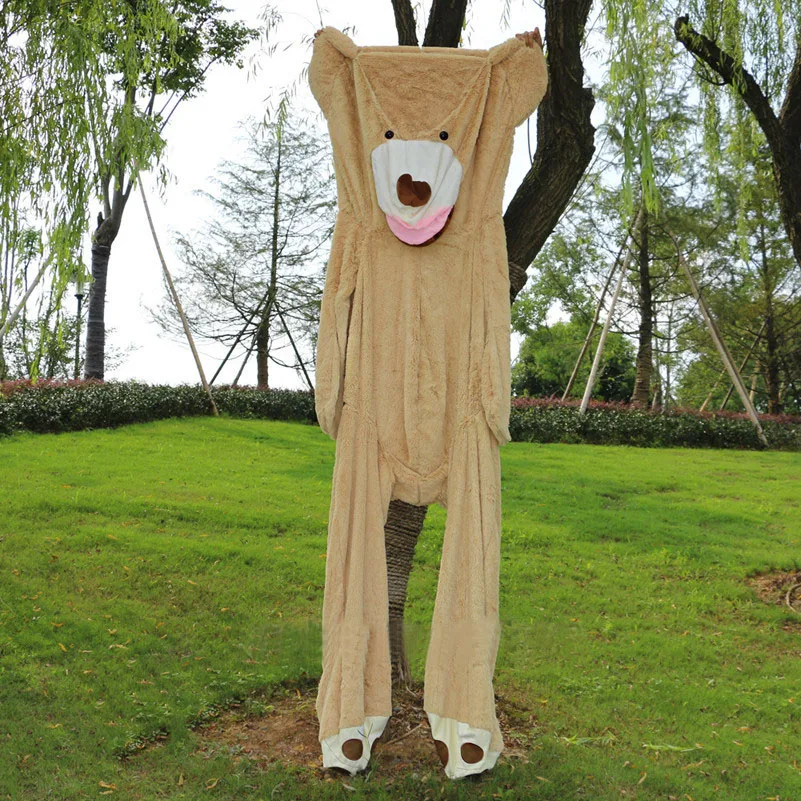 

Free shipping 200cm/2m 78inch giant unstuffed empty teddy bear skins shell animals kid baby plush soft toys girl Christmas gift