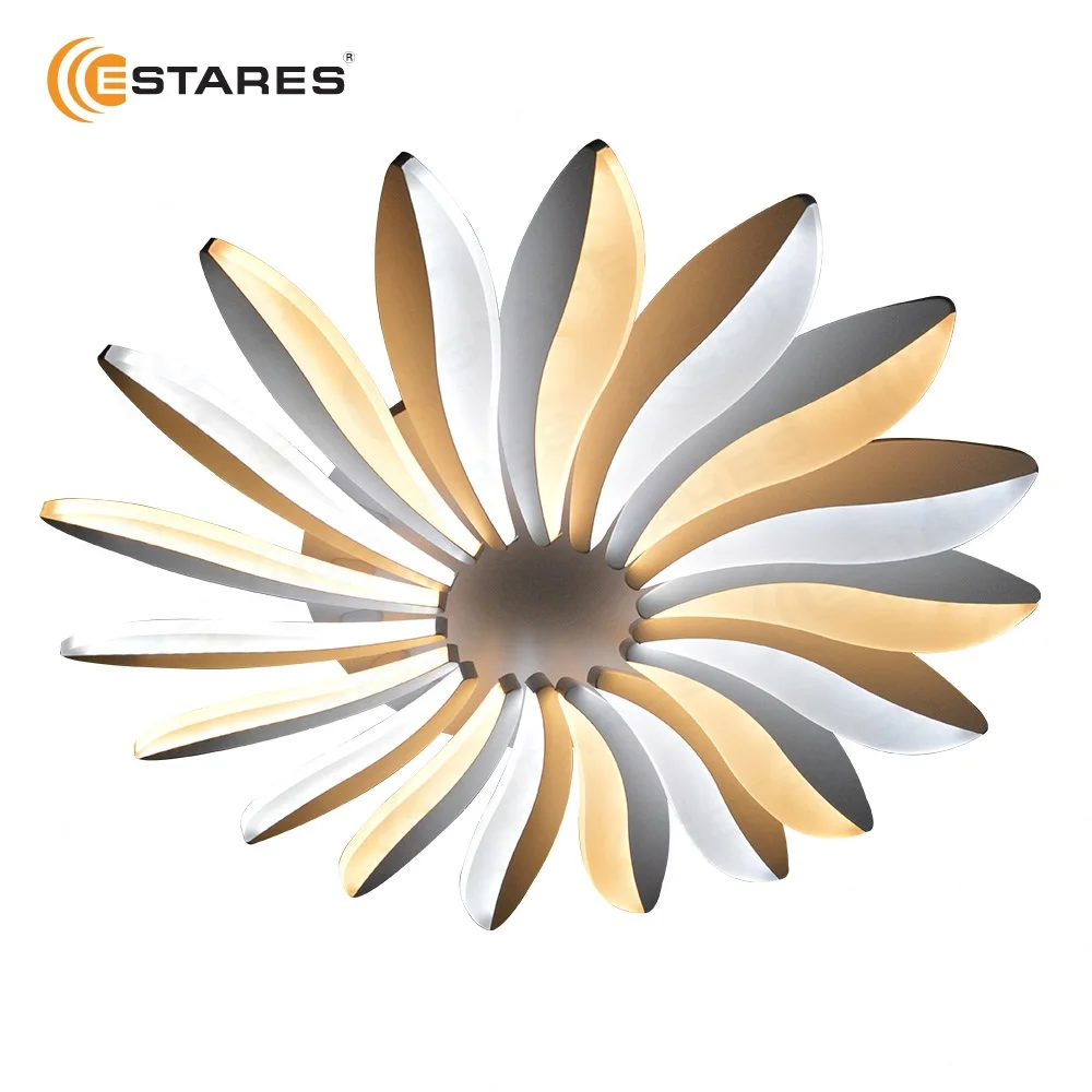

ESTARES Controlled LED Lamp Ceiling Light Liliya double 85w R-633-WHITE-220-IP44