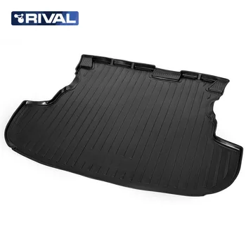 

For Mitsubishi Outlander 2013-2019 trunk mat for cars WITHOUT ORGANIZER Rival 14002004