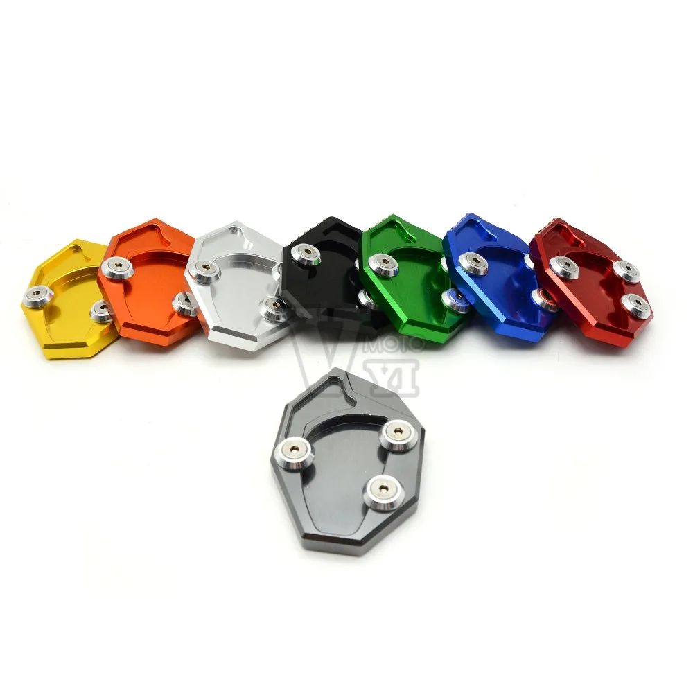 

Motorcycle Kickstand Sidestand Side Stand Enlarger Plate Pad FOR KAWASAKI GTR 1400 2008-2011 ZX/14R 2011 2012 GTR 1400/ZX/14R