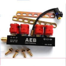 Rail de injeção Common Rail para GNV Sistema Seqüencial AEB 4 Cylinderes Rail Injector de Combustível Kit