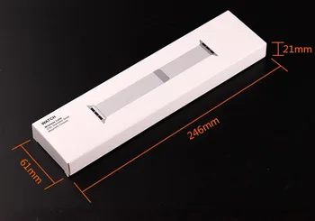 

Hot Simple Package Watchband Box for Apple Watch Milanese Dedicated Bands 38mm 42mm for Iwatch Milanese Band Retail Gift Box