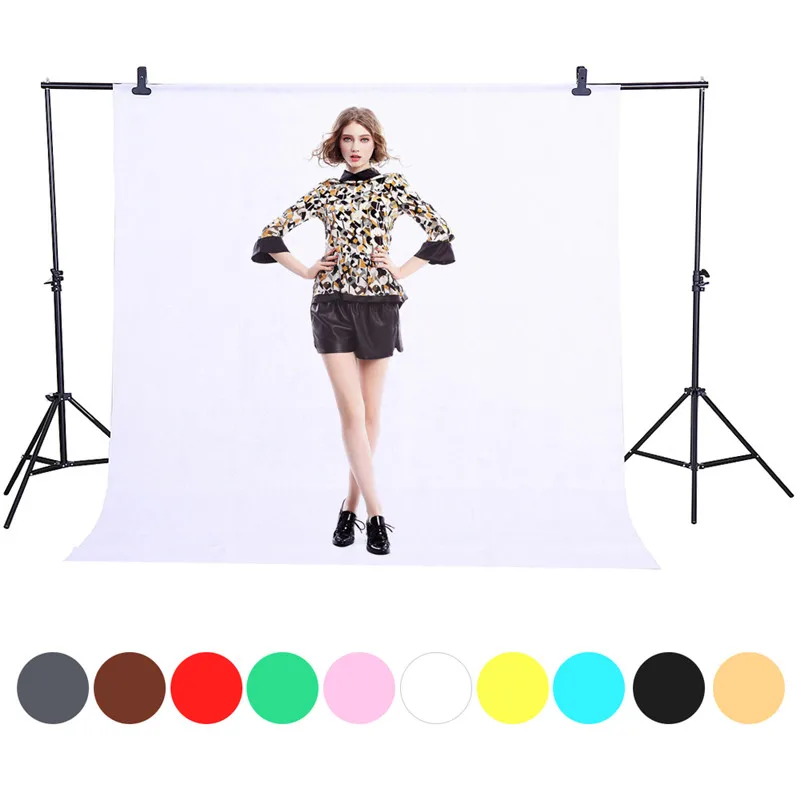 

1.6X1/2/3M 10 Colors Non Woven Green Screen Photography backdrops photo background Chroma key Background Studio Accessories