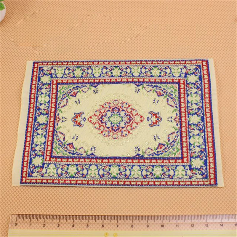 Eva2king Dollhouse Mini Carpet Mat 112 Dollhouse Miniature Casa De