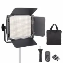 ES600B CRI95+600 PCS Bulb 36W Bi-Color Dimmable Led Video Continuous Light Aluminum Panel /w 99 Channels Wireless Remote Control