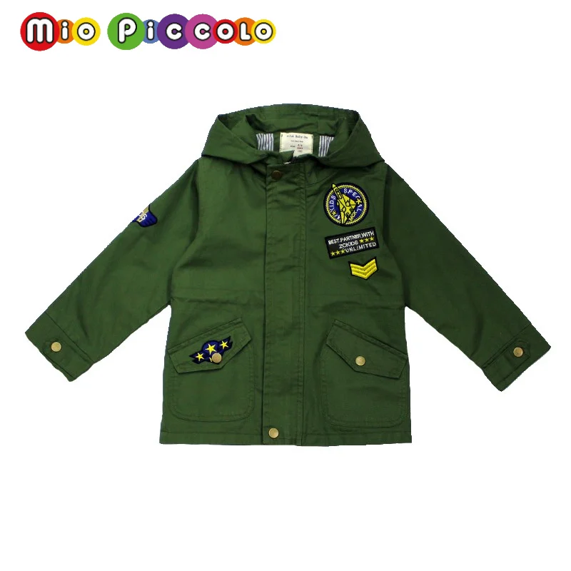 

Jacket for the boy 2019 children's park cotton spring-autumn Fashionable children's park with long sleeves with a hood