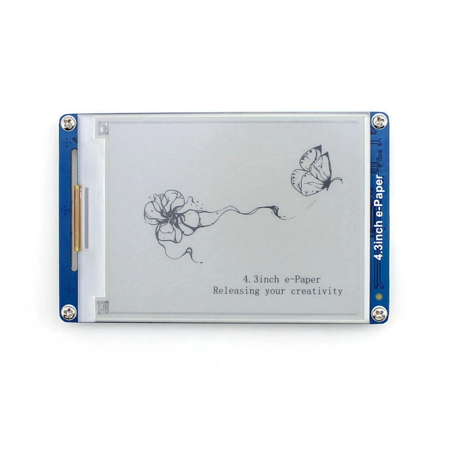 ShenzhenMaker Store 4 3 дюймовая электронная бумага UART Module800x600 разрешение серых уровня