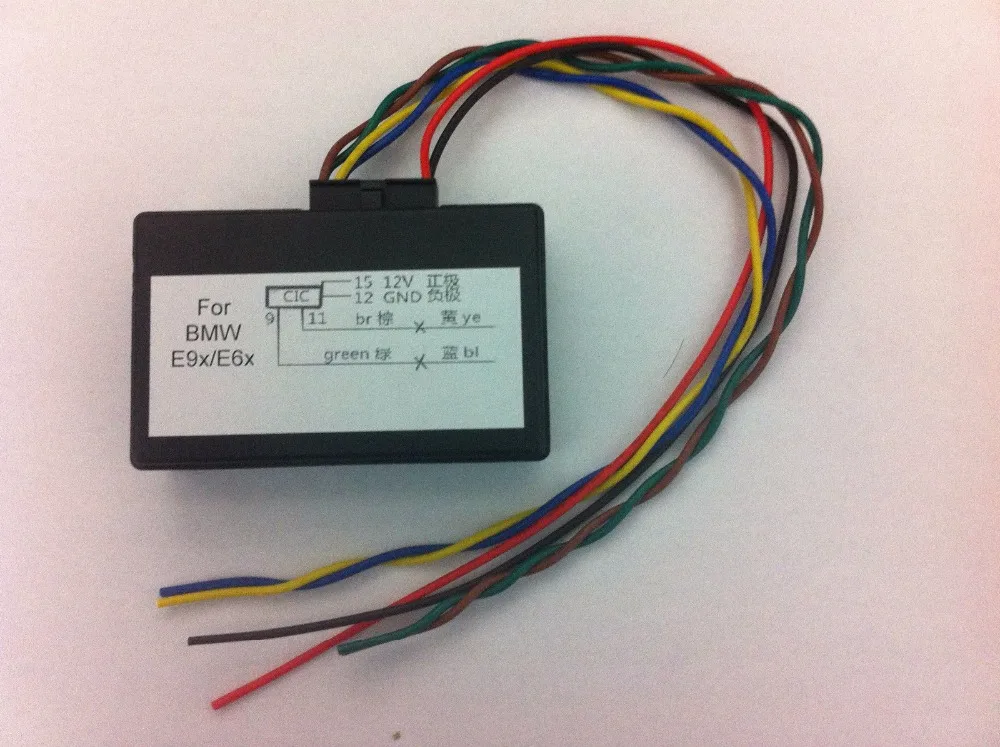 En Ligne Pour BMW CIC rénovation adaptateur emulator, vidéo in motion E90 E60 X5 X6 E7X E9X E6X E81 E82 E87 E88
